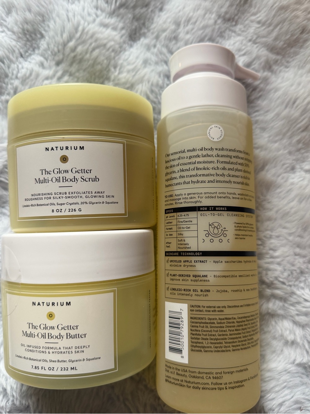 Naturium The Glow Getter Multi-Oil Body Wash, Body Butter, and Scrub - Picture 3 of 3